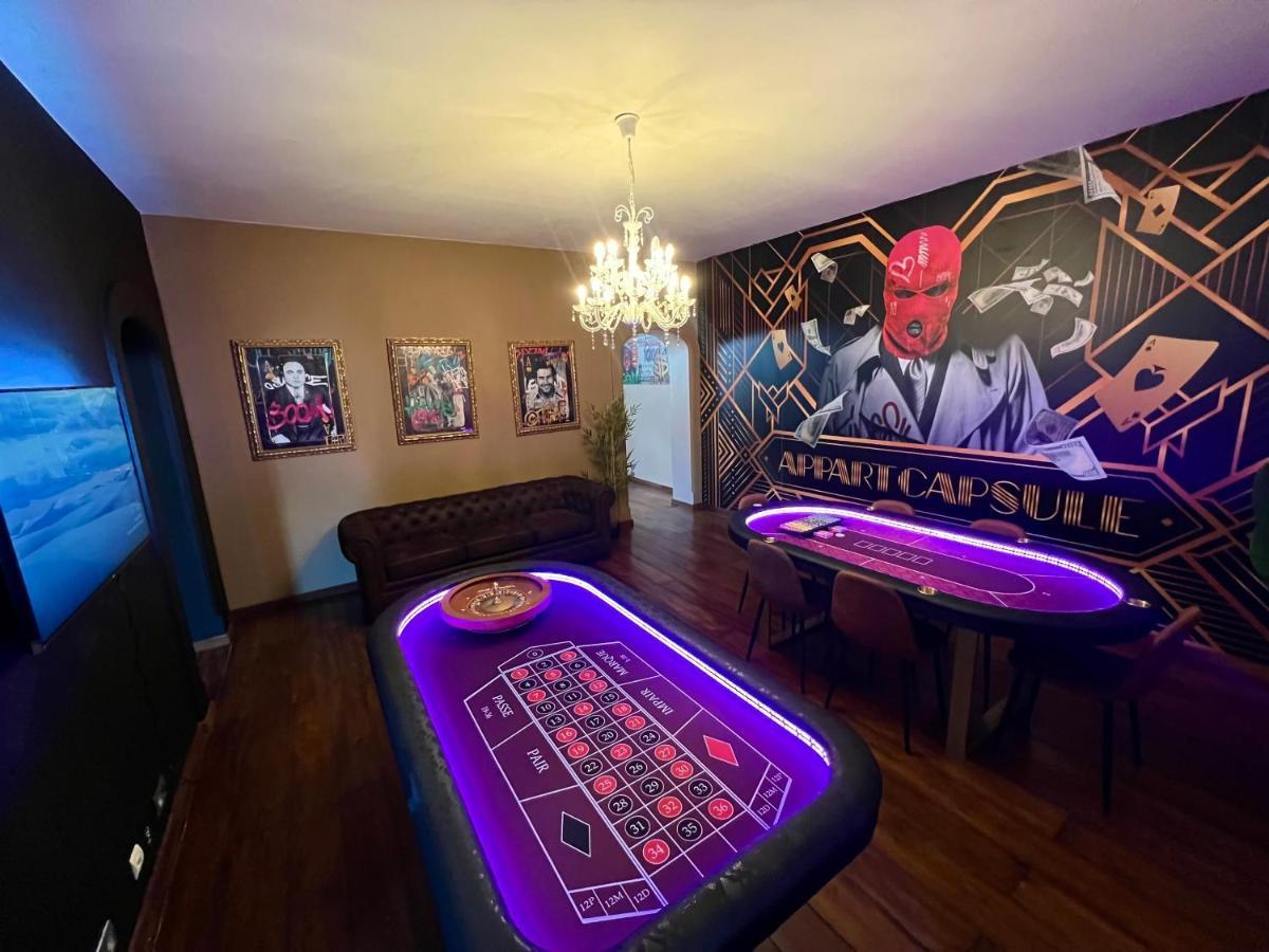 Capsule Casino - Jacuzzi - Billard - Netflix - Console & Jeux Lejlighed Mons Eksteriør billede