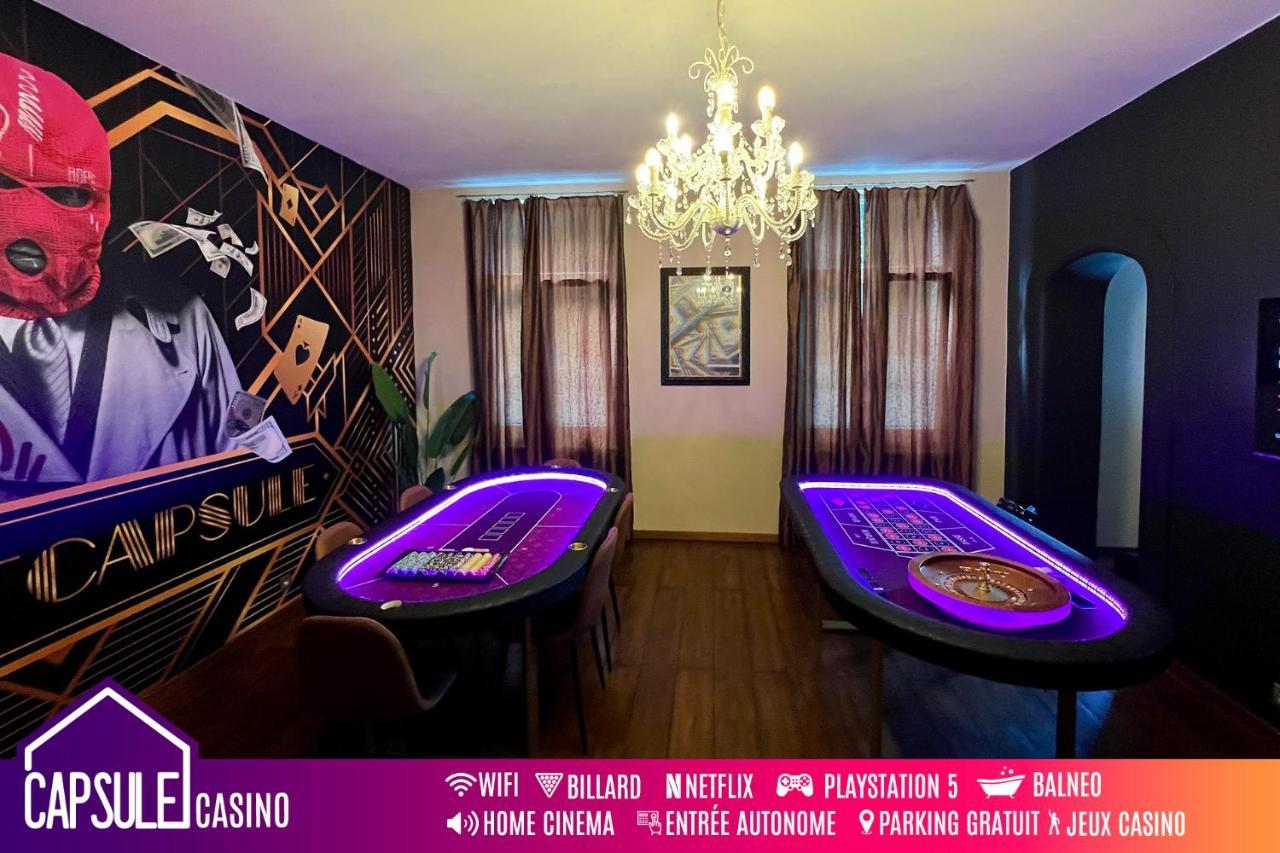 Capsule Casino - Jacuzzi - Billard - Netflix - Console & Jeux Lejlighed Mons Eksteriør billede